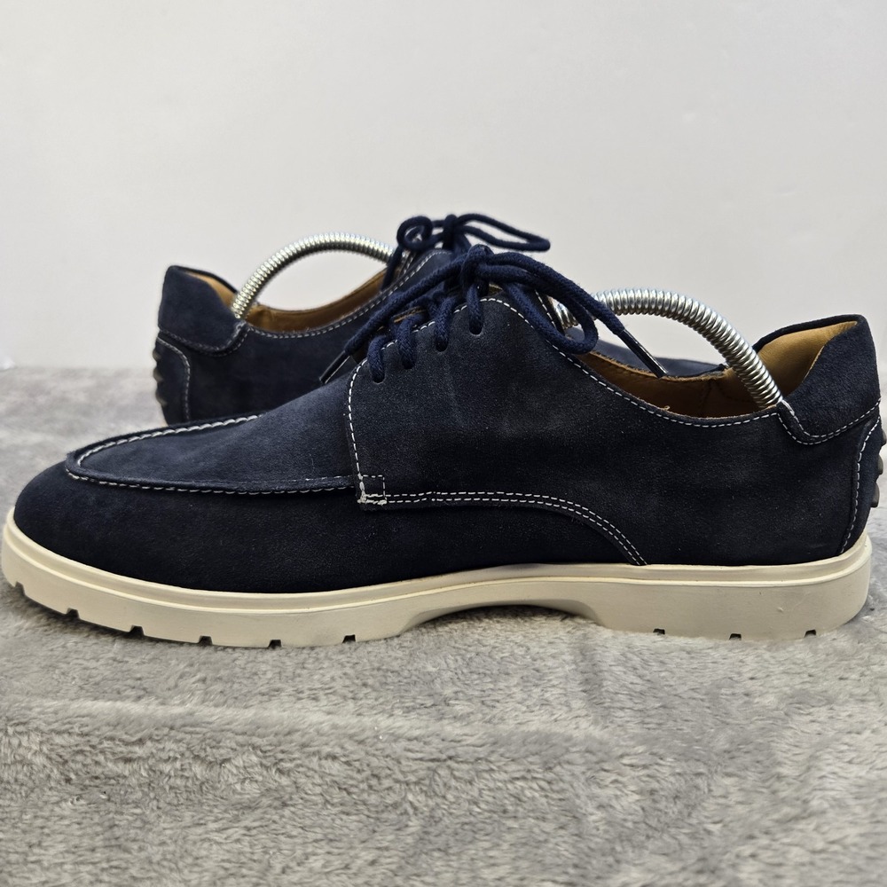 Marc Joseph New York Mens Clark Street Derby Size 11 Navy Suede Lace Up - Picture 6 of 11
